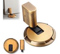 2025 New Adjustable Magnetic Door Stop Wedge, No Drill Punch-Free Silent Windproof Door Holder, Heavy Duty Zinc Alloy, Fits 0.39-0.79in Gaps for Home Office (Copper)