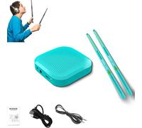 2025 New Air Drumsticks Set, Portable Air Drum Sticks Set, Electric Air Drumsticks, Pocket Drum Kit for Adults, Kids, Beginners, Quiet Practice, 8 Sounds, Ideal Gift (Standard Edition,Blue)