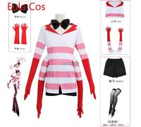 2025 New Anime Angel Dust Cosplay Costume calzini Suit Four Arms Demon Uniform Halloween Party Con Outfit Costume set L