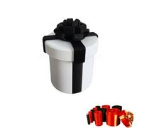 2025 New Annoying Nested Screw Box, Funny Prank Gift Boxes, Reusable Money Puzzle Prank Box for Cash & Surprises for Birthdays, Christmas & Fun Party Game (White)