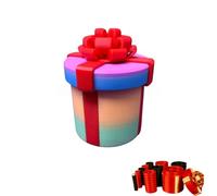 2025 New Annoying Nested Screw Box, Funny Prank Gift Boxes, Reusable Money Puzzle Prank Box for Cash & Surprises for Birthdays, Christmas & Fun Party Game (Rainbow colors)