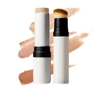 2025 New Blanc Cover Cream Stick, Korean Foundation Stick, Color Changing Foundation, Dual Ended with Detachable Brush, Hydrating, Lightweight, Long Lasting, Full Coverage for All Skin Types (Light)