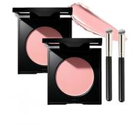 2025 New Concealer Powder, Lightweight Pink Corrector for Office, Moisturizing Waterproof Foundation, Effectively Cover, Light to Medium Skin Tone (2Pcs)