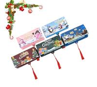 2025 New Creative Christmas Cash Surprise Envelope - Perfect Money Gift Card Holder with 10 Slots for Festive Gift | Ideal Christmas Money Envelopes for Family & Friends (5 Pcs)