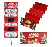 2025 New Creative Christmas Cash Surprise Envelope - Perfect Money Gift Card Holder with 10 Slots for Festive Gift | Ideal Christmas Money Envelopes for Family & Friends (Style7)