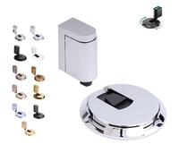 2025 New Door Wedge Stopper, Pleasant Door, Pleasant Magnetic Doors Stopper Wedge, No-Drill Installation, Doors Stoppers Wedge (Bright Silver,1pcs)
