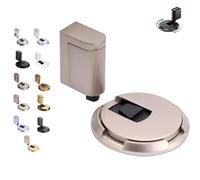 2025 New Door Wedge Stopper, Pleasant Door, Pleasant Magnetic Doors Stopper Wedge, No-Drill Installation, Doors Stoppers Wedge (pearl nickel,1pcs)