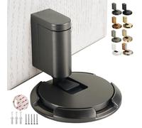 2025 New Door Wedge Stopper, Pleasantk Door Wedge Stopper, Magnetic Mechanical with Height Adjustable Design, No-Drill Installation Adhesive Tape and Screws for Home Office Door (C)