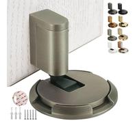 2025 New Door Wedge Stopper, Pleasantk Door Wedge Stopper, Magnetic Mechanical with Height Adjustable Design, No-Drill Installation Adhesive Tape and Screws for Home Office Door (G)