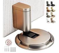 2025 New Door Wedge Stopper, Pleasantk Door Wedge Stopper, Magnetic Mechanical with Height Adjustable Design, No-Drill Installation Adhesive Tape and Screws for Home Office Door (H)
