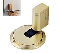 2025 New Door Wedge Stopper, Pleasantk Door Wedge Stopper, No Drill Easy Installation, with Tape & Screws, Adjustable Height, Windproof & Anti-Slam, Zinc Alloy (B)