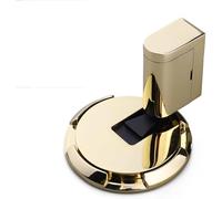 2025 New Door Wedge Stopper, Pleasantk Door Wedge Stopper, No-Drill Installation, Silent & Mechanical for Home Office Doors (Gold1,5pcs)