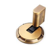 2025 New Door Wedge Stopper, Pleasantk Door Wedge Stopper, No-Drill Installation, Silent & Mechanical for Home Office Doors (Copper color,5pcs)