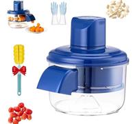 2025 New Electric Grape Peeling Machine, Rechargeable Home Kitchen Aid Peeler, Automatic Small Commercial Smart Fruit Machine for Grapes, Cherry, Small Fruit Tomato, Plum, Loquat, Garlic
