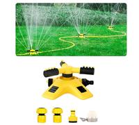 2025 New Garden Sprinkler, Adjustable 360 Degree Rotation Lawn Sprinkler, Automatic Lawn Sprinkler Adjustable Water Spray Range for Watering Lawn Plants Flowers Veggies (1PCS-0.75IN)