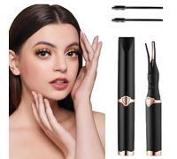 2025 New Heated Curler with USB Charging, Black EyelashCurler Women (Set),Portable Styling Tool for Natural LookIdeal Daily Use and All Types (Black)