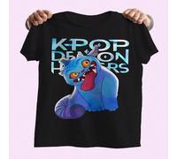 2025 New KP-opDe-mon-Hunters Graphic Tee - Colorful Cartoon Design, Soft & Comfortable Casual Shirt for Anime & Kpop Fans, Playful Style, Durable Fabric, Machine Washable Everyday Wear Material:Cotton