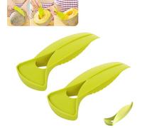 2025 New Melon Cutting Tool, Cantaloupe Slicer Fruit Cutter, Portable Cube Watermelon Cutter Slicer, Multifunctional Simple Melon Divider Peeler for Home Party Camping Kitchen Gadget(2pcs)
