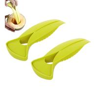 2025 New Melon Cutting Tool, Manual Fruit Slicer for Cantaloupe, Cantaloupe Slicer Fruit Cutter, Portable Cube Watermelon Cutter, Multifunctional Simple Melon Divider Peeler (2PCS)