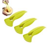 2025 New Melon Cutting Tool, Manual Fruit Slicer for Cantaloupe, Cantaloupe Slicer Fruit Cutter, Portable Cube Watermelon Cutter, Multifunctional Simple Melon Divider Peeler (3PCS)