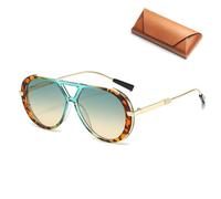 2025 New Oversized Sunglasses for Women Men Retro Trendy Sun Glasses Big Large Fashion Vintage Shades (L)