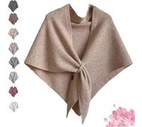 2025 New Pashmina Wraps for Women, Women’s Solid Color Shawl, Elegant Shawls and Wraps - for Spring Fall Winter (Camel)