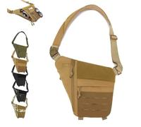 2025 New Powios Crossbody Bag, Powios Crossbody Bag, with Adjustable Strap for Cycling Camping (Khaki)