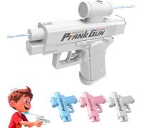 2025 New Prank Water Gun, Prank Squirt Gun, Reverse Water Gun, Compulsive Two-Way Waters Guns, Can Spray from Front and Back (1Pcs White)