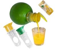 2025 New Screw-Top Lemon Squeezer, Upgraded Lemon Juicer Squeezer, Mini Manual Lemon Squeezer, Screw Top Squeezer with Lid & Built-In Filter (Mix,2 pcs)
