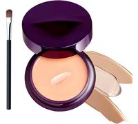 2025 New Soft Matte Cream Concealer, Full Coverage Waterproof Concealer, Long-lasting and Lightweight, Suitable for Blemishes, Scars, Tattoos (Natural)