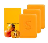 2025 New Swarva Persimmon Soap For Old People Smell, Japanese Persimmon Soap, Comfortable and Moisturizing, Suitable for Face and Body, Suitable for All Skin Types, 100g (3)