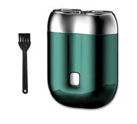 2025 New Upgrade Pocket Shaver USB Mini Shavers,Dual-Head Compact Electric Razor for Men,Waterproof Portable Travel Shaving Kit,Rechargeable Wet and Dry for Home and Travel (green)