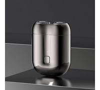 2025 New Upgrade Pocket Shaver USB Mini Shavers - Portable Waterproof Double Head Electric Shaver - No Shaving Cream Needed Shave in One Second (Gray)