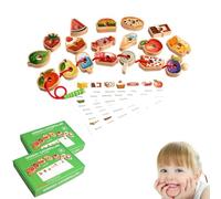 2025 New Upgrade Wooden Greedy Caterpillar Rope Toy，Educational String Beaded Toys，Preschool Threading Stringing Toys Games，Puzzle Toy (2pcs)