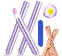 2025 New Upgraded 3-in-1 Nail Care Pen, 3 in 1 Nail Oil Cuticle Pens with Ceramic Tip, Fragrance + Manicure + Armor in One Portable Nail Care Pen, For Brittle, Peeling, Breaking, Thin Nails (2PCS)