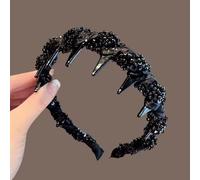 2025 New Vintage High Cranium Artificial Pearl Hairband, Elegant Pearl Headbands for Women, Anti-slip Decorative Hair Bands Fashion Hair Accessories for Women (C)