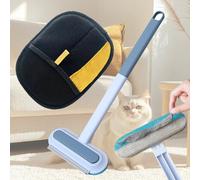 2025 Niumo Pet Hair Removal Glove,Multifunctional Hair Removal Brush,3 in 1 Pet Hairs Remover,Pets Hairs Removal Tool,Dog and Cat Remover for Couch Carpet Furniture (Gloves + Brush)