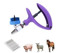 2025 Nuovi Modelli Di Siringa Iniettore Regolabile Semiautomatica, Dispositivo Di Dosaggio, Erogatore Di Medicinali Veterinari, Pompa A Siringa Di Precisione Regolabile Da 2 Ml A 5 Ml, Per Oca Maiale