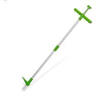 2025 nuovi strumenti per diserbo per giardino, in acciaio inox con design a 3 artigli, estrattore per radici in piedi con manico lungo 100 cm, pedale resistente per rimuovere le erbacce da giardino