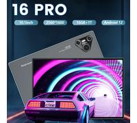 2025 Nuovo 16 Pro Tablet 10 pollici Android 4K 16GB + 1TB Dual SIM Snapdragon 870 Tablet PC GPS 10000mAh Tablet per bambini Bambini Tab Gold 12GB 512GB