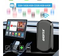 2025 Nuovo Android 14 senza fili CarPlay e Android Auto Smart Box 3-in-1, Quad-Core 2GB+16GB/4GB+32GB/4GB+64GB, Plug and Play, App integrati, Supporta il 98% dei modelli di auto originali con CarPlay 