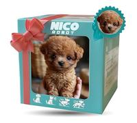 2025 Nuovo Cane Robot Ai, Il Mio Cucciolo Robot Intelligente e Realistico, Il Cappello Si Comporta Come Un Vero Cane, Animale Domestico Robotico Interattivo per Adulti, Cammina, Abbaia, Scodinz Brown