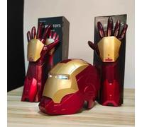 2025 Nuovo casco Iron Man Mk Jarvis Indossabile con apertura e chiusura automatica, cappuccio luminoso deformabile, giocattolo con braccio meccanico