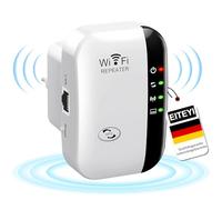 2025 Nuovo EITEYI Ripetitore WiFi Potente 300Mbps, Amplificatore WiFi Potente 2.4GHz WiFi Extender Range Booster WiFi con WPS Protection, Manuale in francese