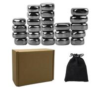 2025 Nuovo Luckynono 24 Pezzi magneti dell'ematite, magneti di pietra irregolari, puzzle magneti magnetici del frigorifero per la riunione di famiglia Camping Office