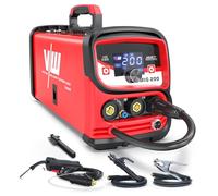 2025 Nuovo MIG200 Saldatrice a Filo Continuo Senza Gas, 3 In 1 MIG/MAG/ARC/Lift TIG IGBT Inverter Saldatore con Pistola Di Saldatura MIG, MCU e Smart Digital LED Dispaly - VECTOR WELDING