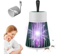 2025 Nuovo Mozz Guard Mosquito Zapper,MozzGuard,Lampada da zanzara impermeabile per esterno,Lampada da zanzara con batteria portatile,Protezione per mozzguard con cavo USB (verde)