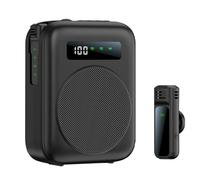 2025 nuovo rilascio amplificatore vocale con microfoni lavalier, amplificatore vocale wireless per insegnanti, ricaricabile portatile mini altoparlante con microfono a clip senza fili