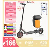 2025 Nuovo scooter elettrico JUICEASE TX01XB con sedile 350W 36V 25KM App intelligente a lungo raggio 31KM/H con vano portaoggetti EScooter TX01XB