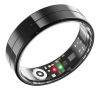 2025 Nuovo Smart Ring Ultra Sottile, Monitora 24/7 Frequenza Cardiaca, SpO2, Sonno, Temperatura Corporea, ecc. Anelli per Uomini e Donne, Nessun Costo di Abbonamento, Android iOS (Nero Taglia 11)